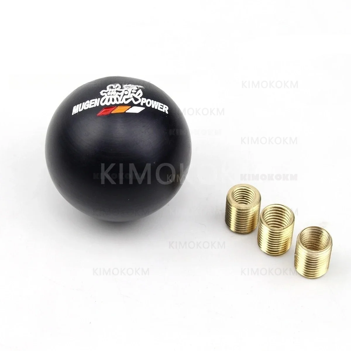 1PCS MUGEN Metal Spherical Gear Shift Head Universal Wave Stick Ball Gear Lever Silver Black Gear Shift Ball Shift Knob