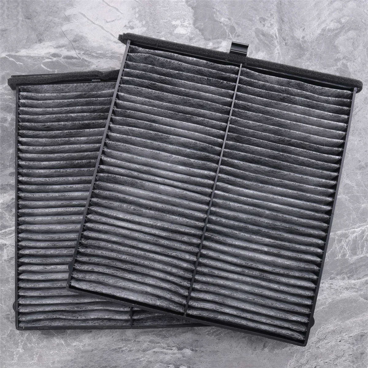 2Pcs Car Cabin Air Filter Air Conditioner Grid for Mazda 3 (2014-2018) Mazda 6 (2014-2020) CX-5 (2013-2020) KD45-61-J6X