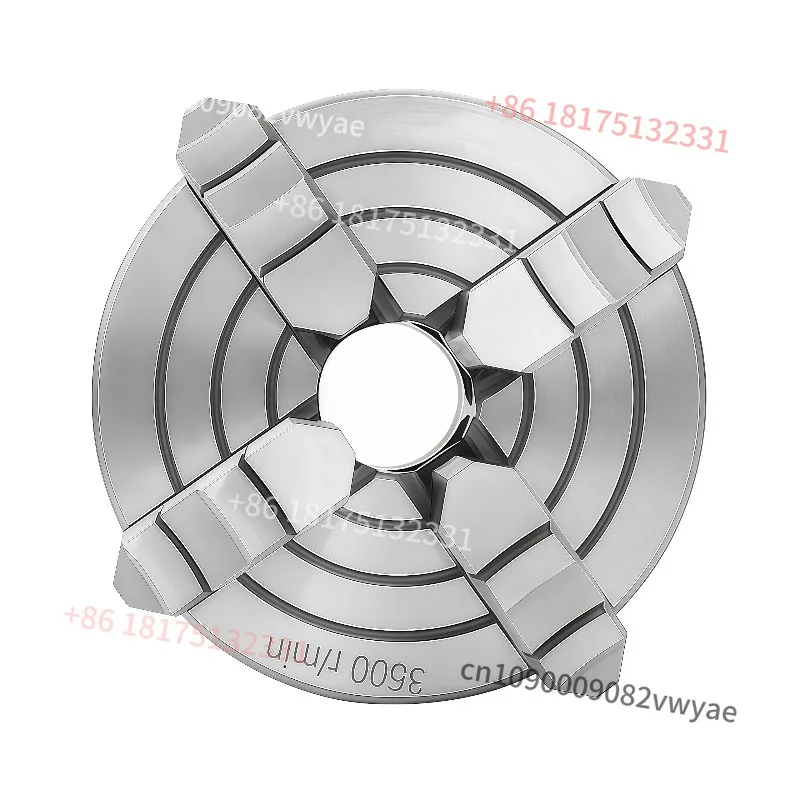K72 Series 4 Jaw Independent Manual Lathe Chuck Single Movement for CNC Lathe Turning Machine
