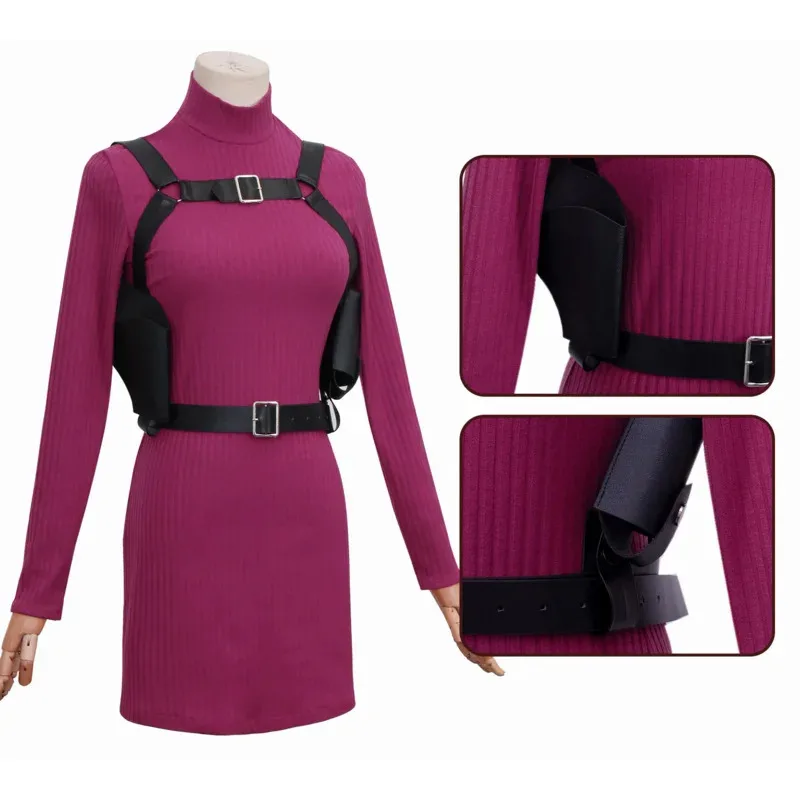 أنثى المقيمة 4 آدا وونغ تأثيري حلي حقيبة فستان شريف هالوين كرنفال بدلة تنكرية للفتيات النساء البالغات