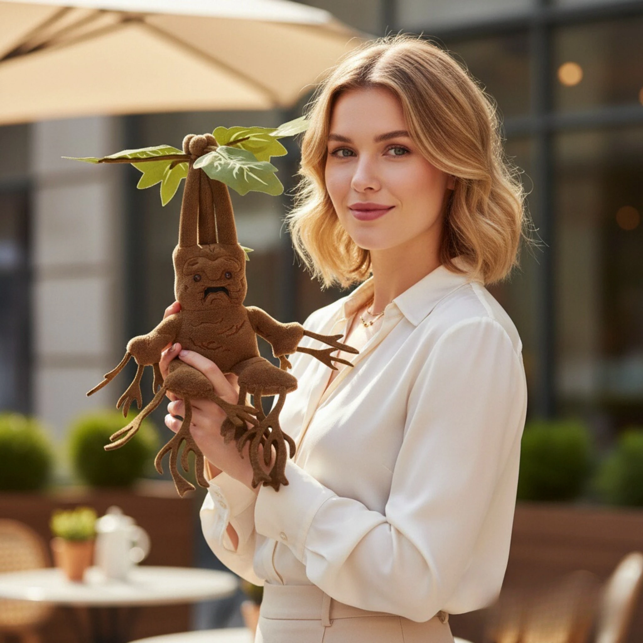 

Mandrake Plush Toy Cartoon Soft Stuffed Anime Plush Doll Stuffed Toys Movie Peripherals Pillow Ornaments Children Gifts