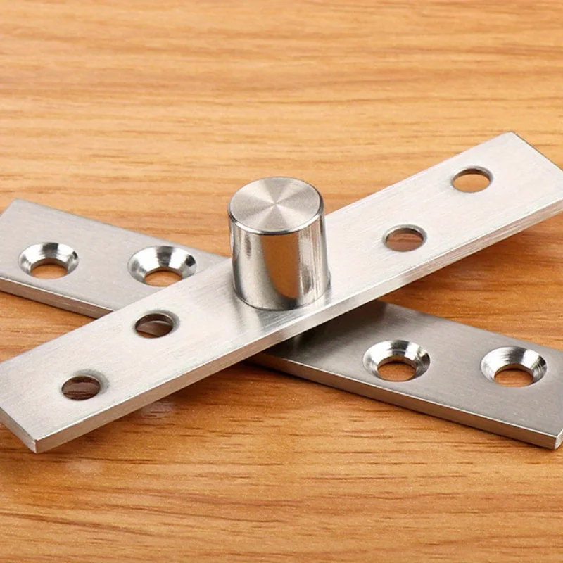 9 Piece 360° Swivel Shaft Set - Surface Mounted Concealed Hinges For Revolving Doors, Containing 2 Center Shafts, 8 Screws And