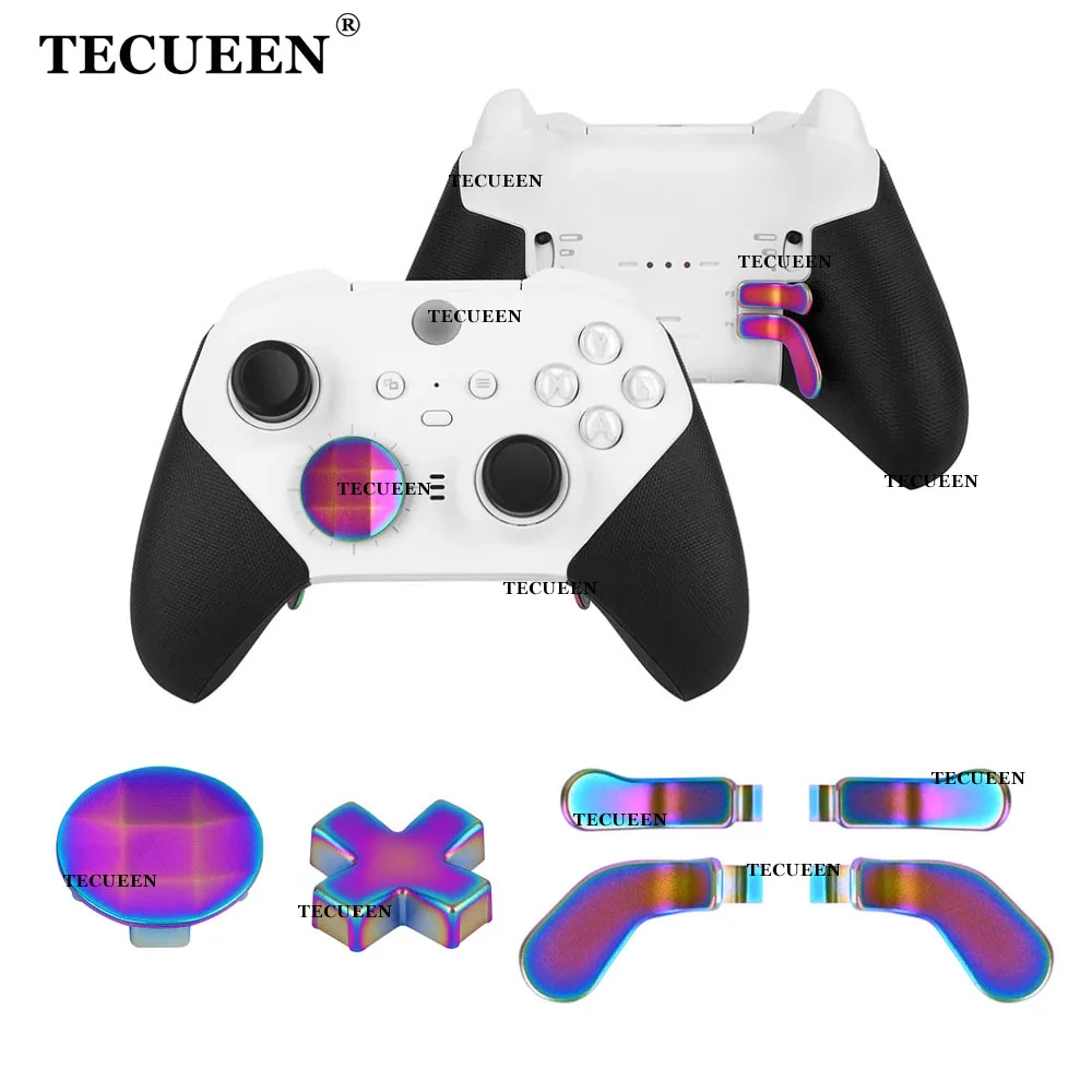 For Xbox One Elite Series 2 Controller White Shell Replacement Housing Faceplate Front Shell Case Top Cover Buttons DIY Repair