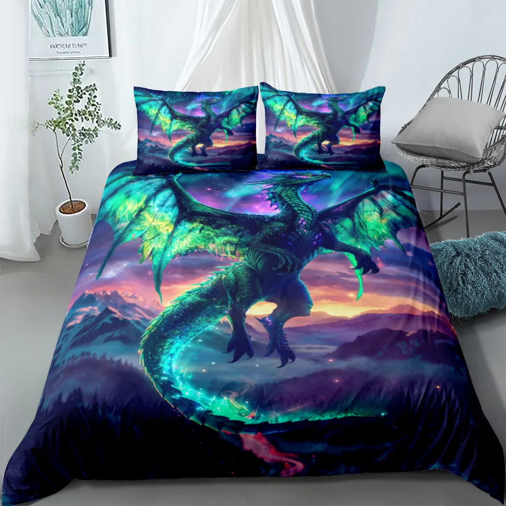 1980s Science Fictions Plate Duvet Cover Set EU Single Double King US Twin Full Queen Size  Bedclothes