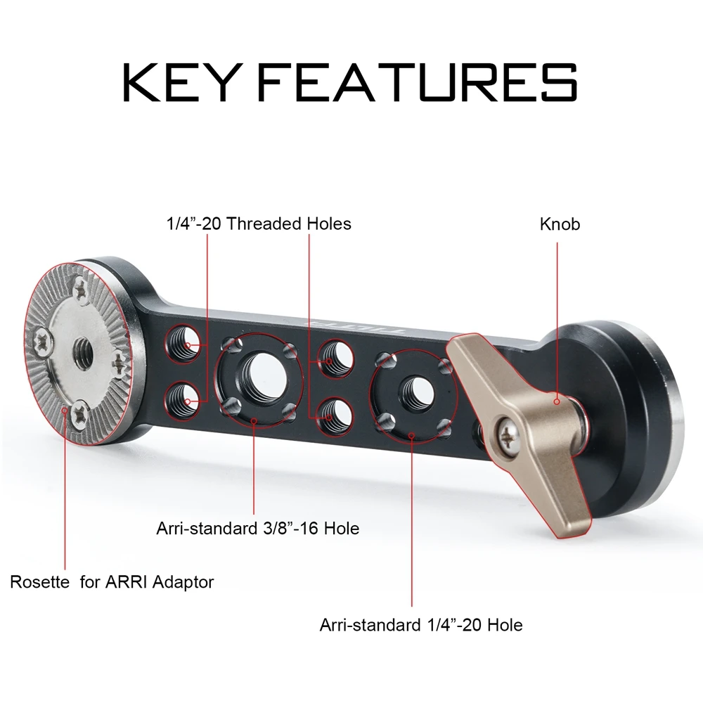 TILTA TGA-REA Rosette Extender Arm Counterweight for DJI RS2 RSC2 Gimbal for DJI RSC 2