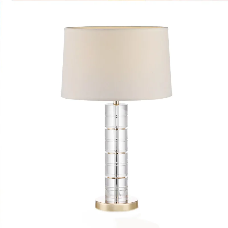 

American simple living room crystal desk lamp post-modern fashion study luxury model hotel warm bedroom bedside
