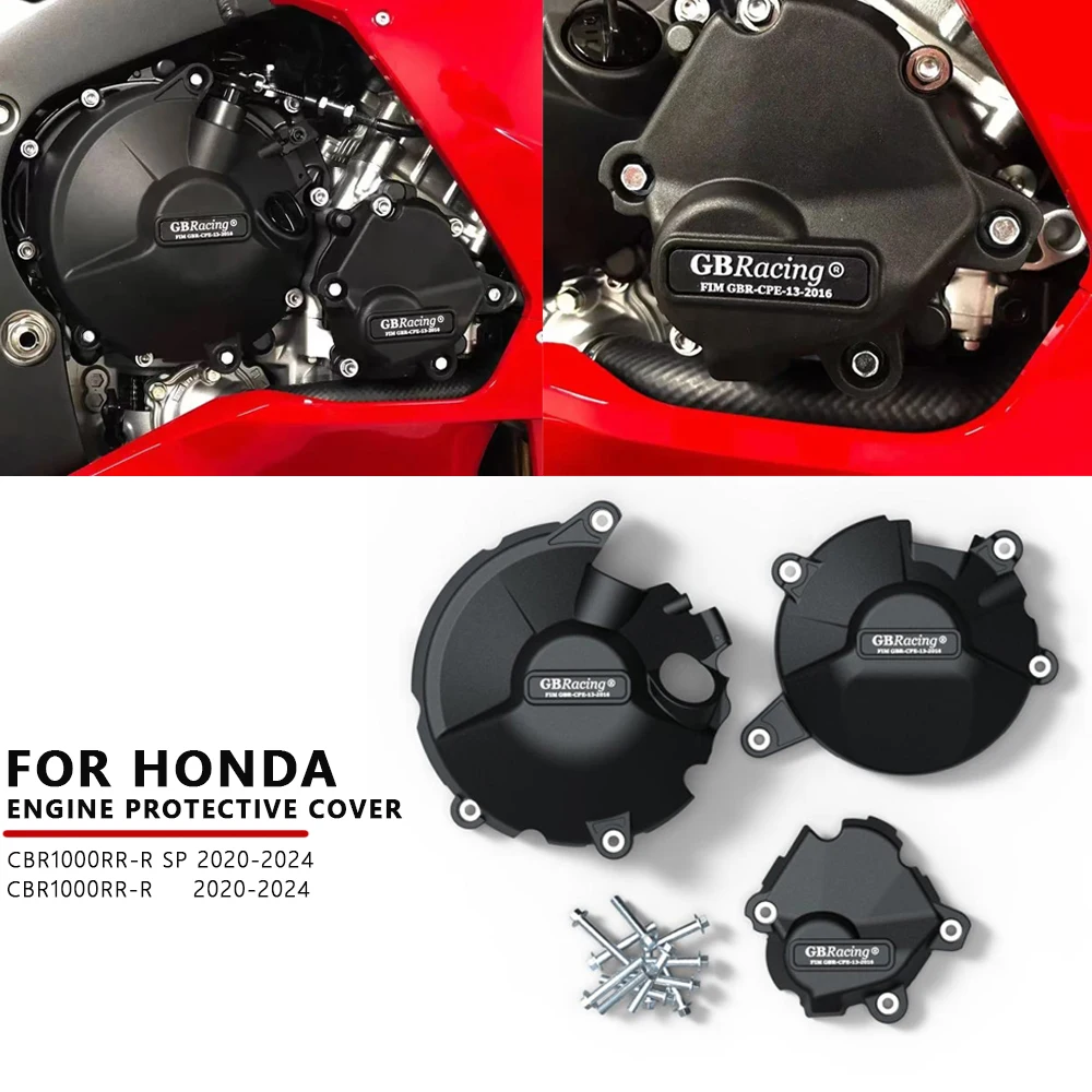

For Honda CBR 1000RR-R 2020 - 2024 CBR1000RR-R SP 2020 - 2024 Motorcycle Engine Cover Clutch Cover Protection Set Accessories