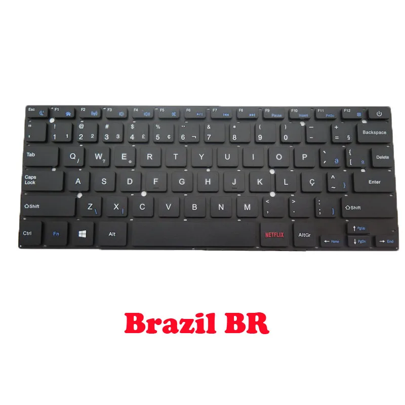 

Keyboard For Multilaser PC209 PC208 PC210 PC101 PC102 PC130 PC131 PC132/134 PC260 PC310 Brazil English US Czech French RU GR IT