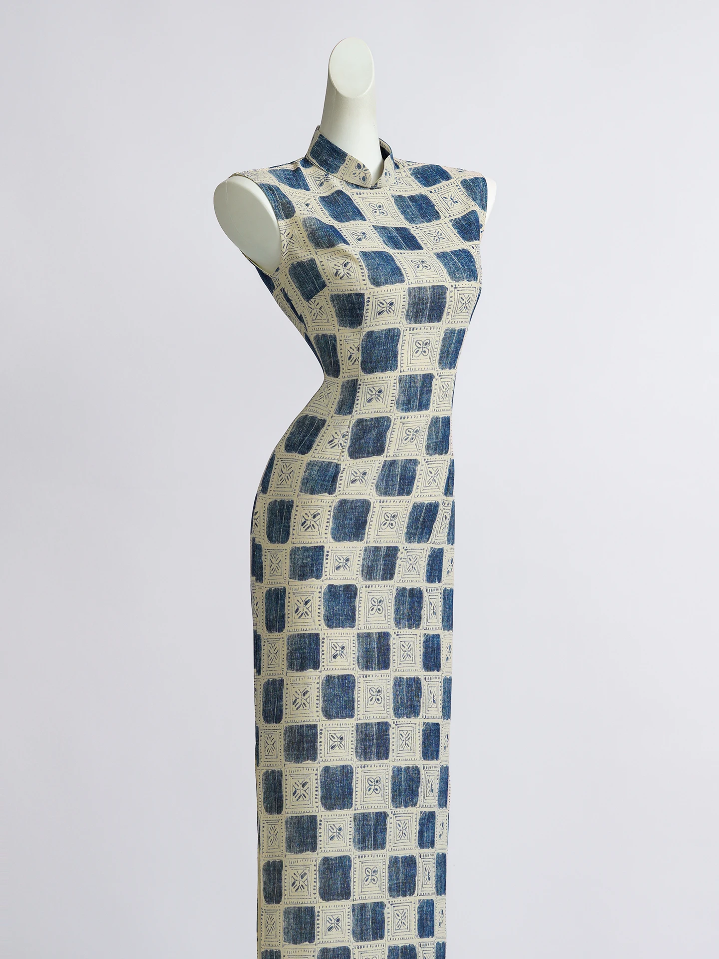 

New Chinese Sle Young Vintage Svel Long Dr Cold Tone Beautiful Daily Wear Warmth Provided Cheered Pattern