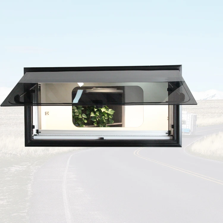 

RV Camper Motorhome Accessories Double Glazed Anti-UV Acrylic Glass Side Window 1000*500 mm