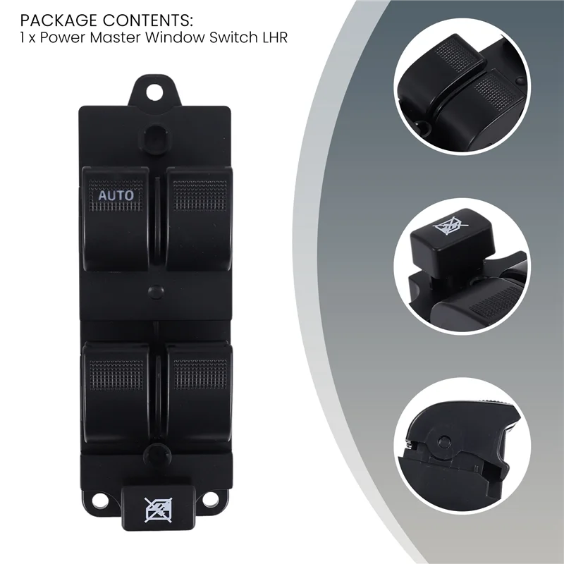 AY03-Interruptor de ventanilla principal eléctrico LHD AB39-14540-BB para Ford Ranger Everest -Mazda BT-50 4 puertas 2012-2018