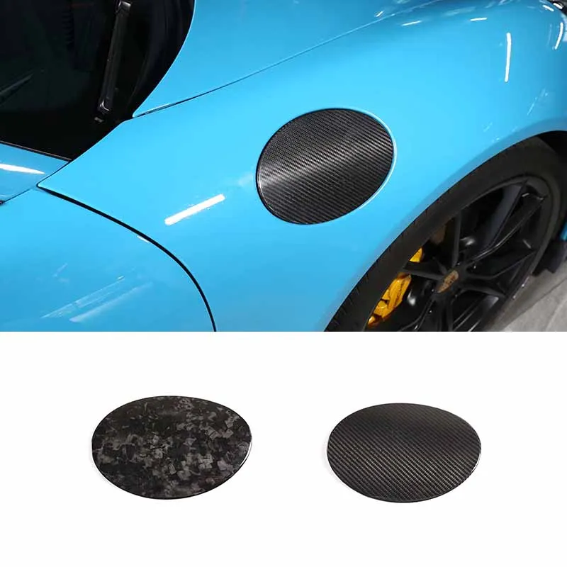 

Car Fuel Tank Cover Carbon Fiber Outer Fuel Tank Trim Cover For Porsche 718 2016-2019 For Porsche 911 2012-2018 Auto Accessories