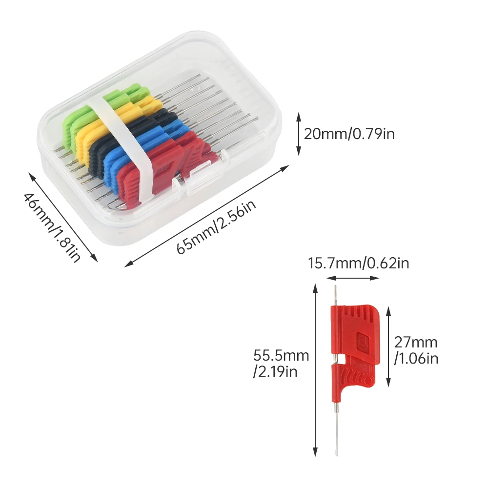 10PCS Universal IC Chip Micro IC Clamp SOP SOIC TSSOP TSOP SSOP MSOP PLCC QFP TQFP LQFP SMD IC Chip pin Clip DIP Logic Analysator – Detail 13
