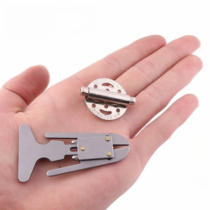 1pcs Stainless Steel Cigar Pipe Tobacco Lid Outdoor Smoking Wind Cap Cover Spring Loaded Metal Adjustable Size for 15-20mm Pipes