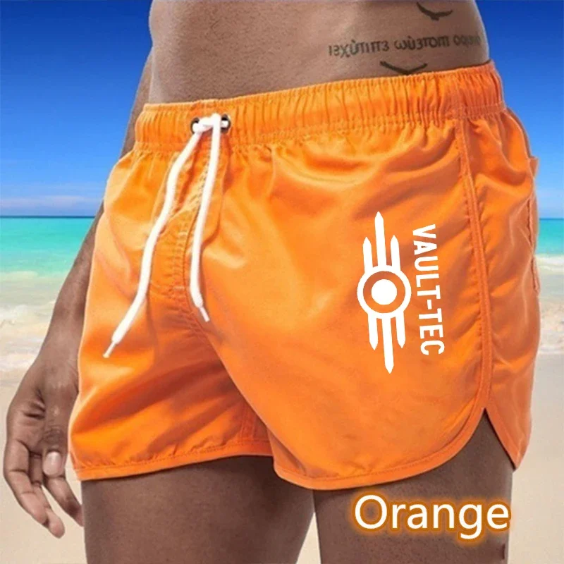 2024 New Models Swimwear Men\'s Beach Shorts Jogging Sports Running Shorts Summer Swim Trunks Tracksuit Beach Surfing Pants