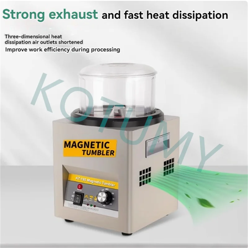 KT-185 magnetische Poliers chmuck Polier maschine Finisher Werkzeug Tumbler Gold Polieren Tumbler Ausrüstung Werkzeug