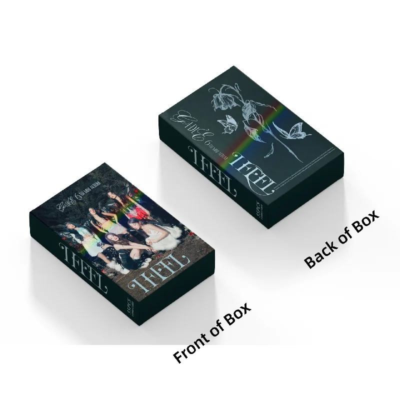 ใหม่55ชิ้น/เซ็ต kpop (G) การ์ดเลเซอร์ LOMO I-DLE ฉันรู้สึกว่าคุณภาพสูงเฮชดีการ์ดพิมพ์ภาพสองด้านของขวัญสำหรับแฟนเพลง Yuqi