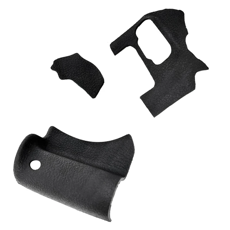 ชุดยางจับยึดสำหรับแคนนอน650D 700D 3ชิ้น, ใหม่มียางฝาครอบหน้ายางฝาครอบด้านหลังยาง + พร้อมกาวสำหรับเปลี่ยน