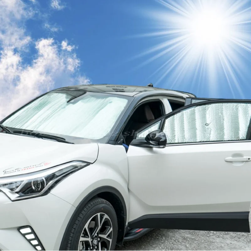 For Toyota IZOA CHR Car Sunshade Privacy Interior Special Modified Glass Insulation Sunshade Cooling Sunscreen Parts Accessories