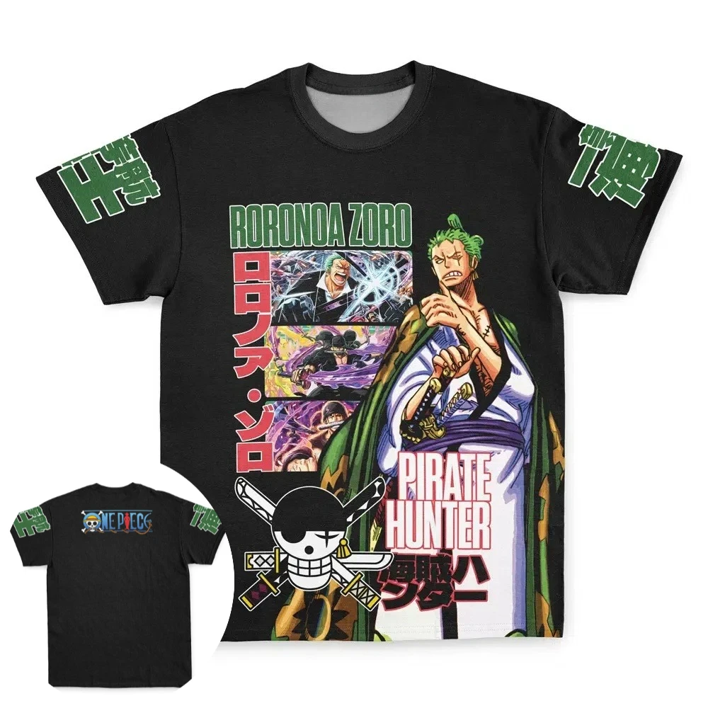 One Piece Men's and Women's T-shirt Nico Robin Anime Tee Summer and Spring New Boy's Short Sleeves Pullover Parent-child Outfits - view 3