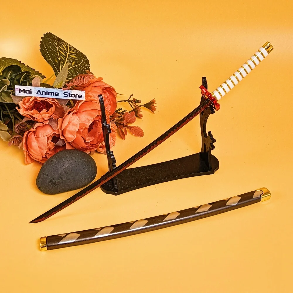 9.8in demon slayer katana ninja espada ninja faca original samurai sabre anime rengoku tamanho real japonês katana espada brinquedo presente