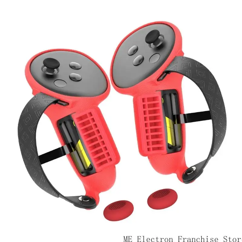 Manga silicone protetora T5ea para Quest3s Resistência a arranhões estendidos