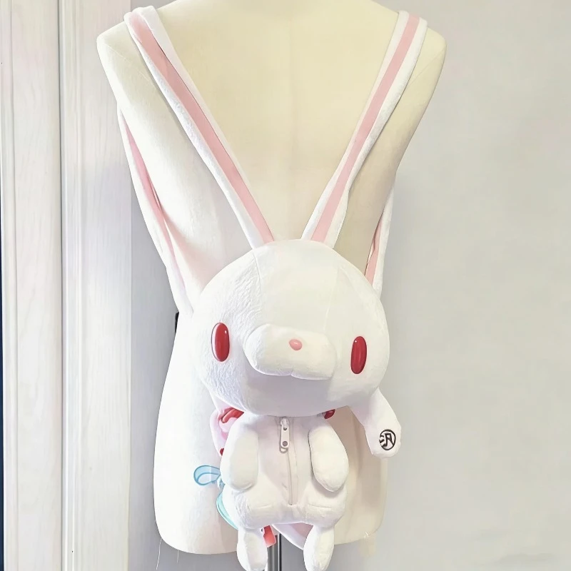 

Japanese Cute Rabbit Plush Doll Backpack Red-eyed Rabbit Girl Cute Cartoon Casual Doll Backpack Birthday Gift for Friends