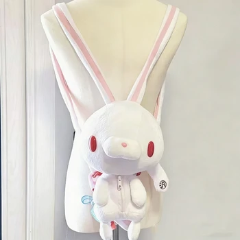 Japanese Cute Rabbit Plush Doll Backpack Red-eyed Rabbit Girl Cute Cartoon Casual Doll…