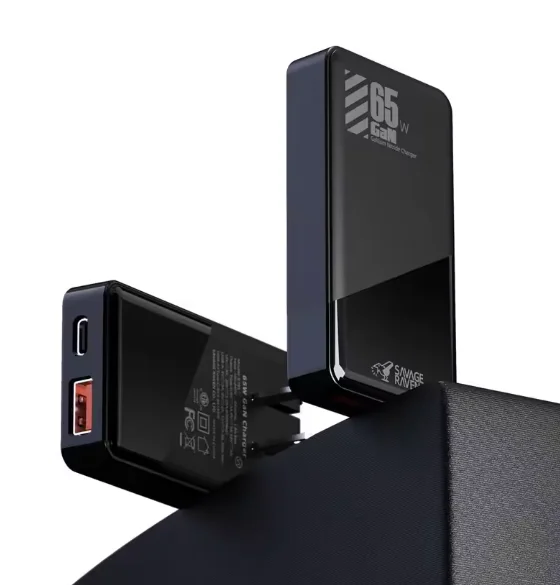 Savage Raven by Skull & Co. 65W GaN محول الطاقة شاحن سريع شحن سريع لنينتندو سويتش 2 Steam Deck ROG Ally #1