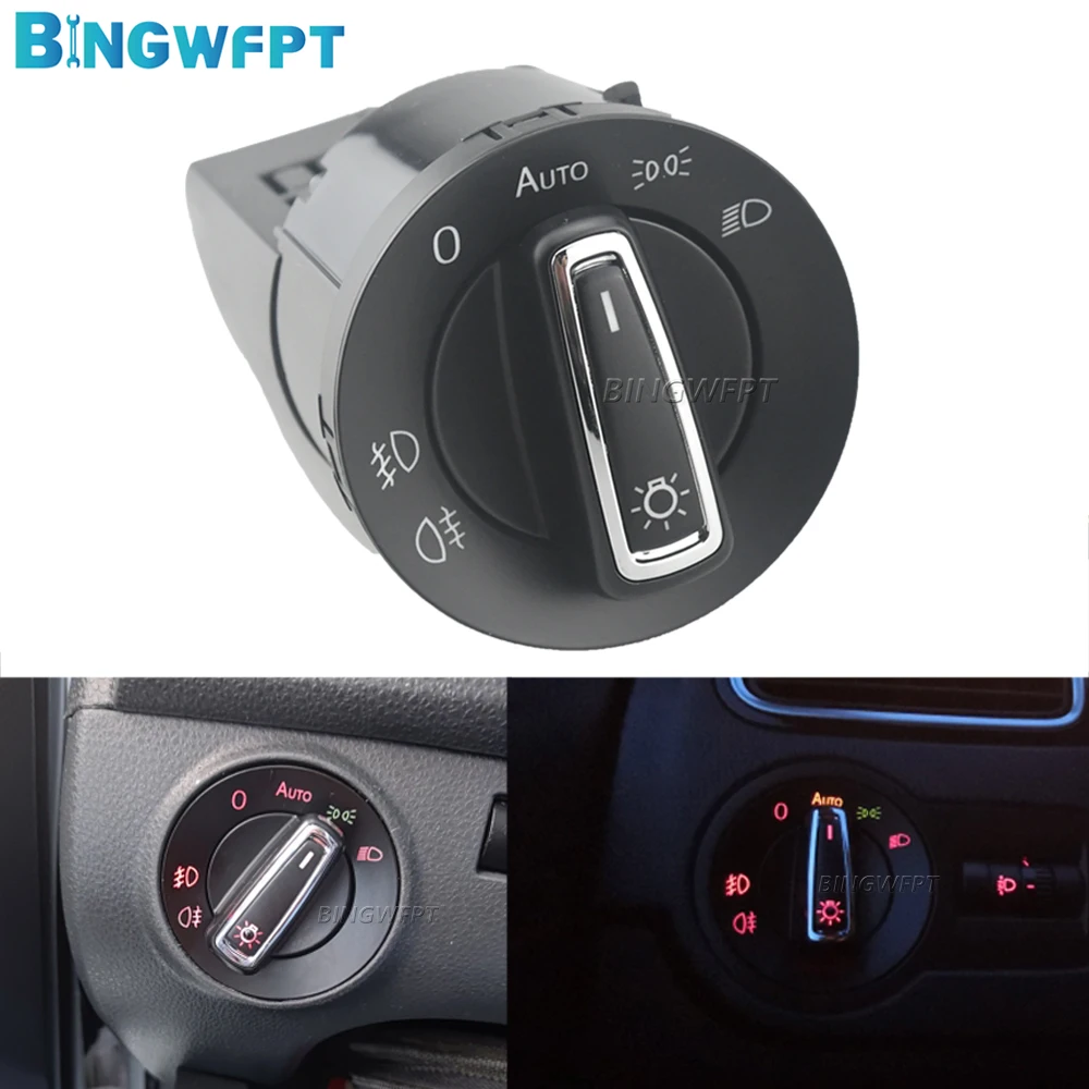 For VW AUTO Headlight Head Lamp Switch Light Sensor Module Upgrade For Golf Jetta MK5 6 Tiguan Touran Passat Polo Bora