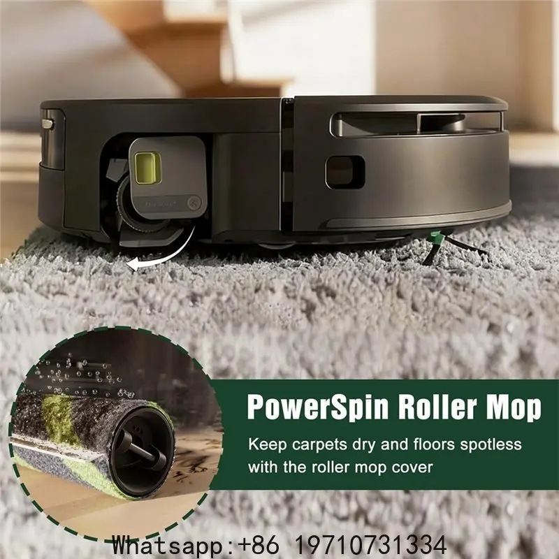 3PCS Roller Mop Replacement Accessory, Compatible with iRobot Roomba Combo 705 / Combo 706 Max, Vacuum Cleaner Part