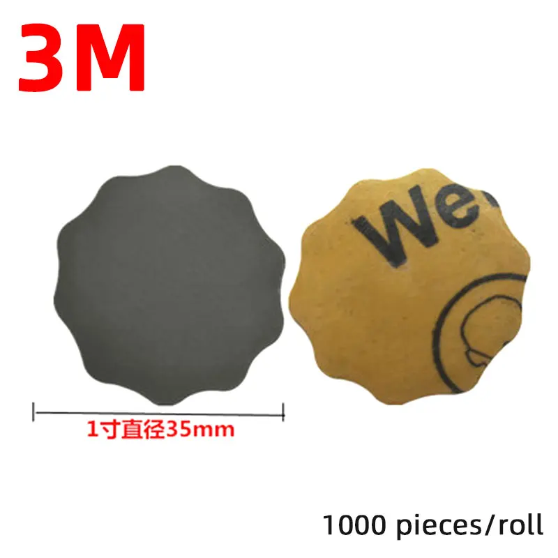3M Plum Blossom Sandpaper Roll 13487 Round Point Grinding Sheet Self Adhesive P1500 Paint Point Grinding Sand Disc 2000/2500 Mes