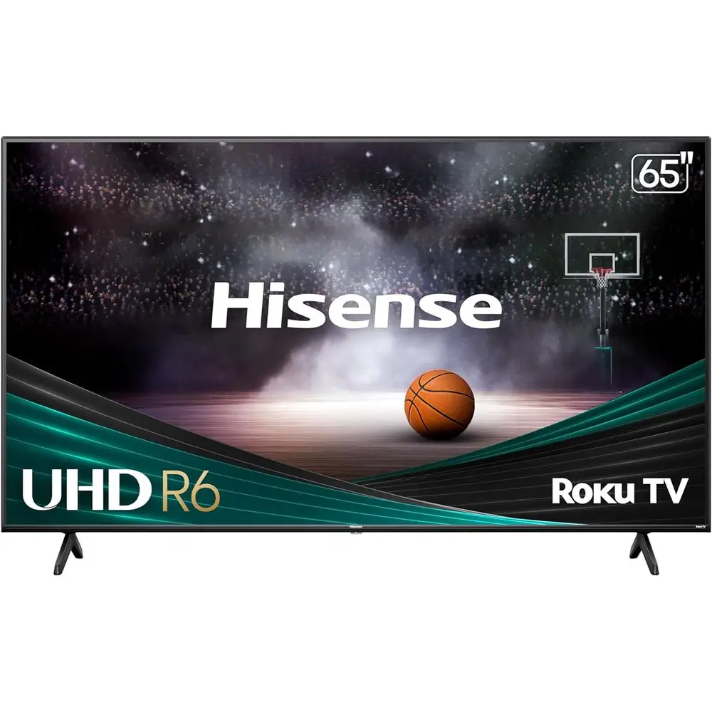 

65-дюймовый телевизор класса R6 серии 4K UHD Smart TV с поддержкой Alexa, Dolby Vision HDR, DTS Studio Sound, Game e (65R6G), черный