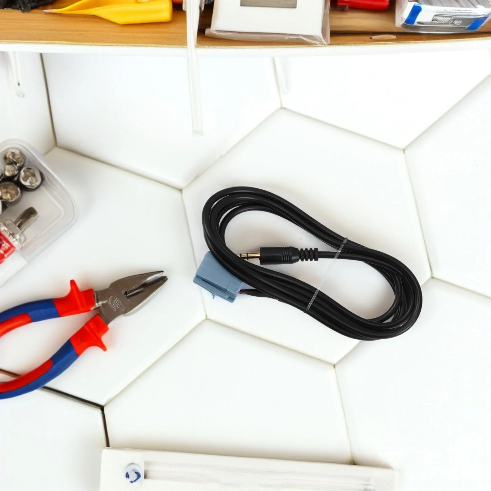 

1Set Audio Input Wire Durable PVC Copper Core Tool Kit for Easy Installation Removal Audio Equipment Maintenance Repair