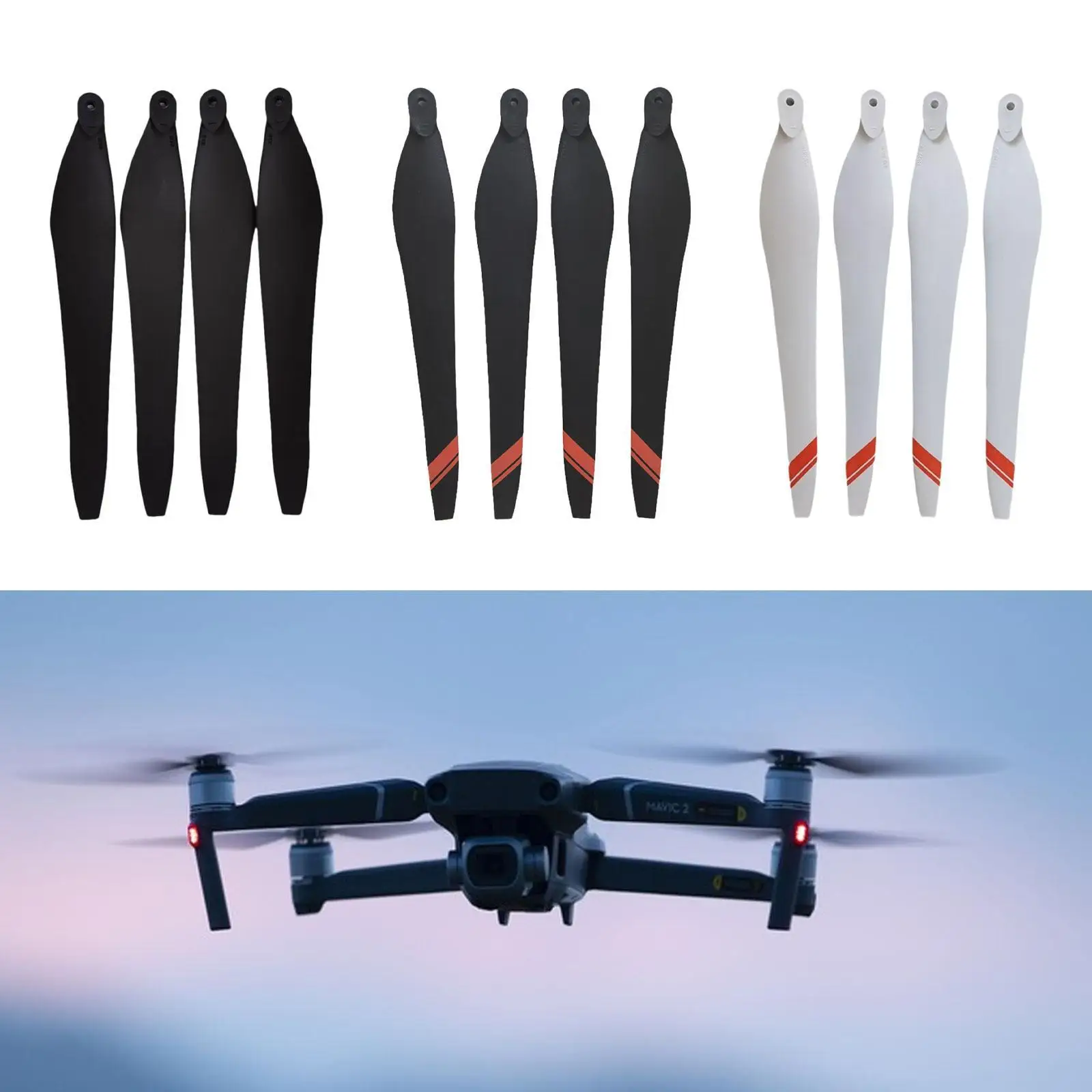 

4 Pieces RC Propellers Multifunction Practical Quick Release x9 Plus Max Propeller Blades 36190 for Quadcopter Drone Fittings