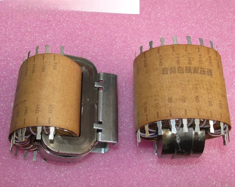 Amorphous iron core wide frequency response 600Ω:15K five times step-up transformer 24 gear volume transformer finished machine