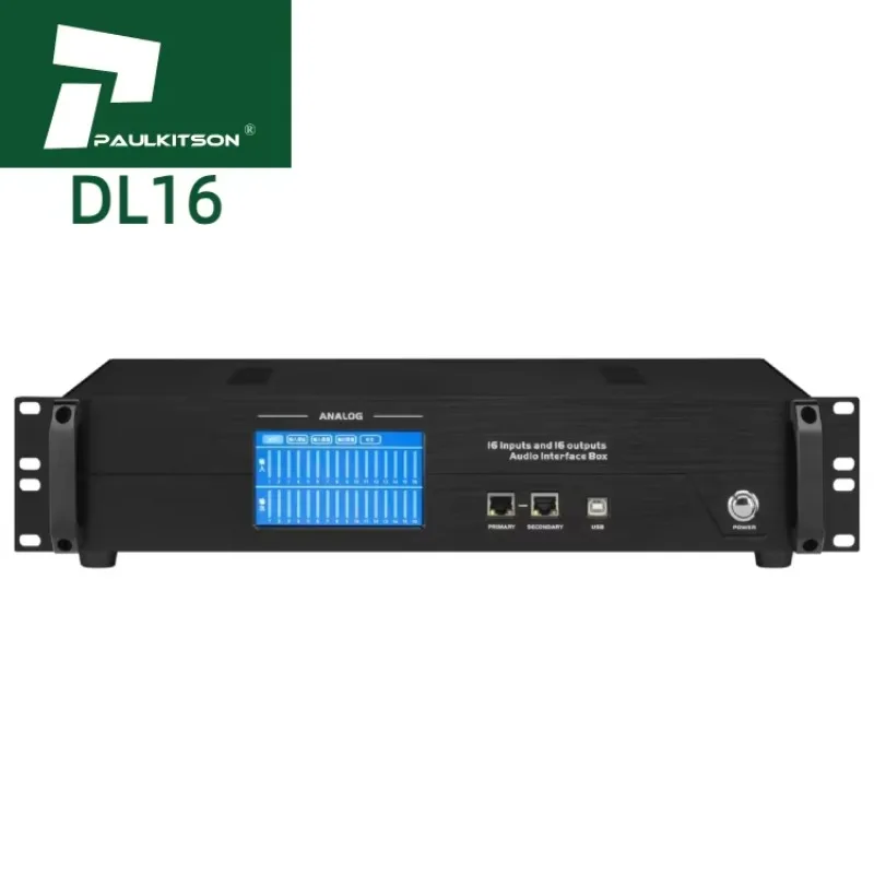 DL16 Dante Box 16-Channel Audio Conversion Processor Stage Equipment Interface System
