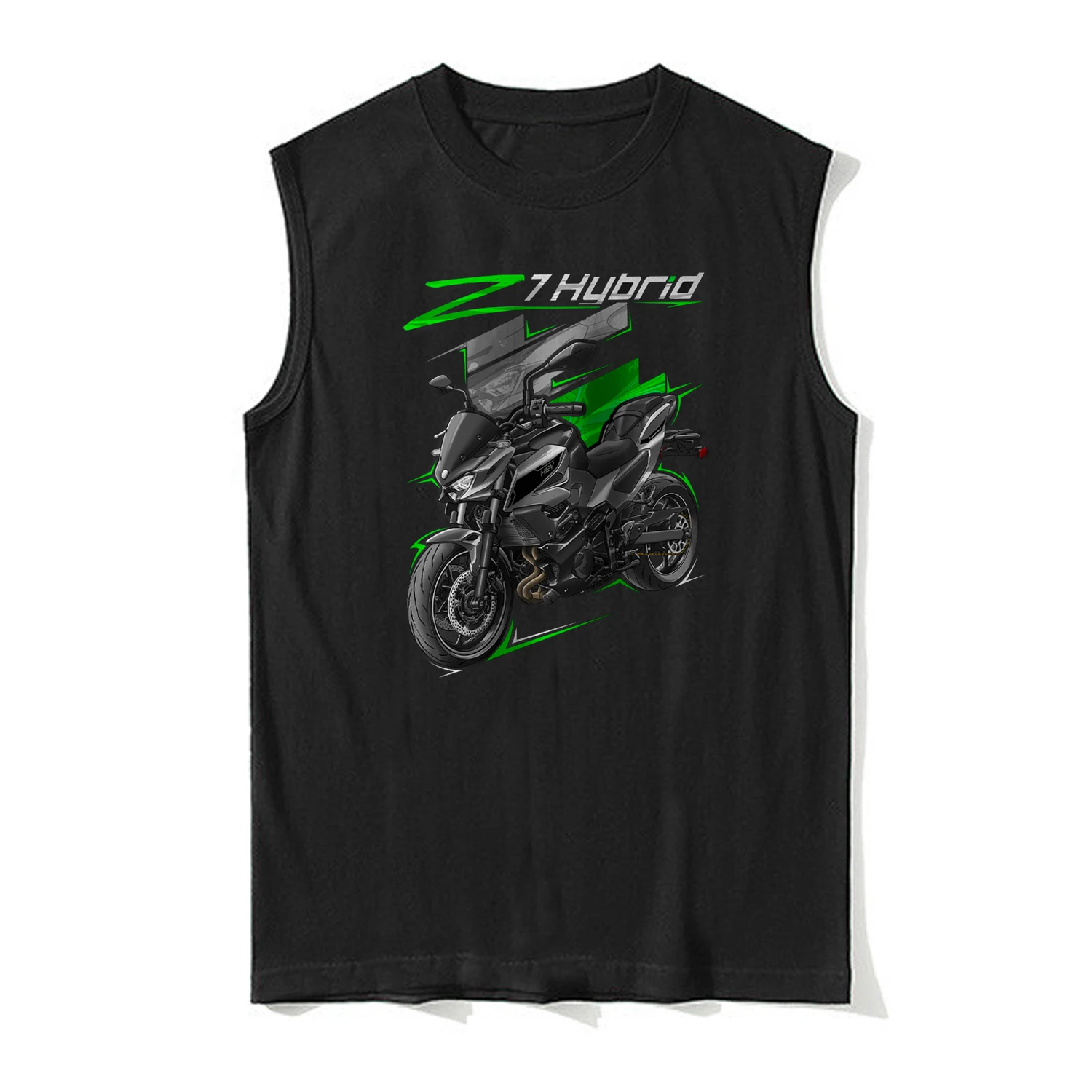 2024-2025 Models Japanese Z7 Hybrid Motorcycle Tanktop 100% Cotton O-Neck Casual Mens Tank Tops Sleeveless T-Shirt Streetwear