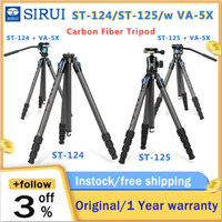 SIRUI ST-124/125  ST-124/125+VA-5X ST-Series Carbon Fiber Tripod Born for Mirrorless Leg Diameterof26.5 mm/1.04  inch