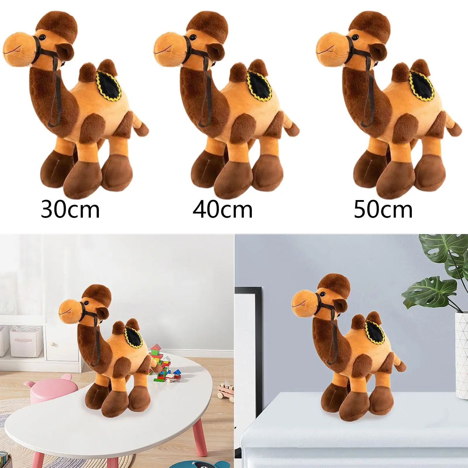 

Плюшевая игрушка верблюда пустыни, мягкая плюшевая игрушка, креативный домашний декор, животное