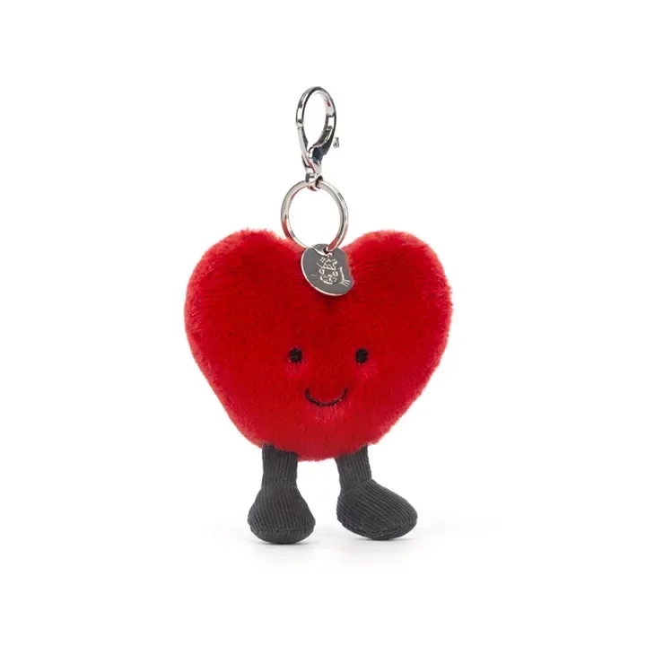 

British Jellycat heart-shaped pendants, heart-shaped bags, pendants, keychains, cute plush toys, and stuffed dolls