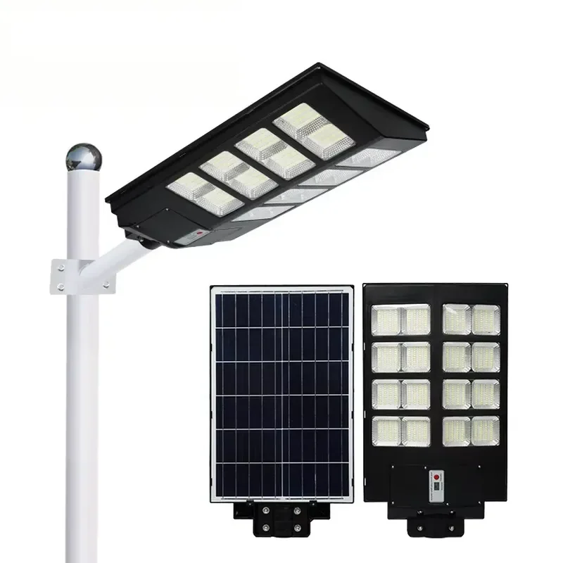 Exterior Farola Solar LED Street Light 300W 400W 500W ABS IP65 Outdoor