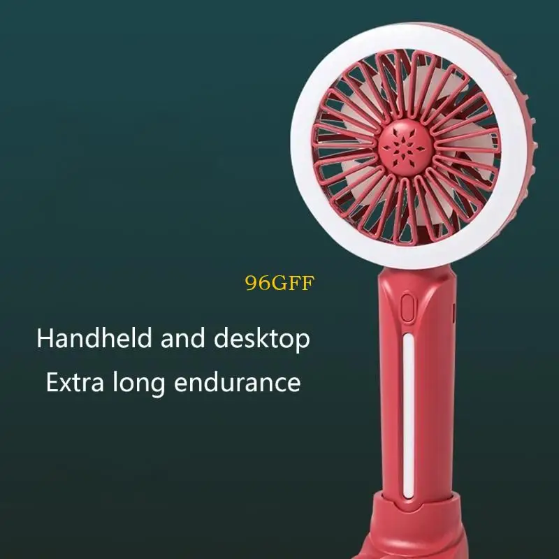 

96GF Пластиковый мини -портативный вентилятор USB Перезаряжаемая портативная охлаждаем