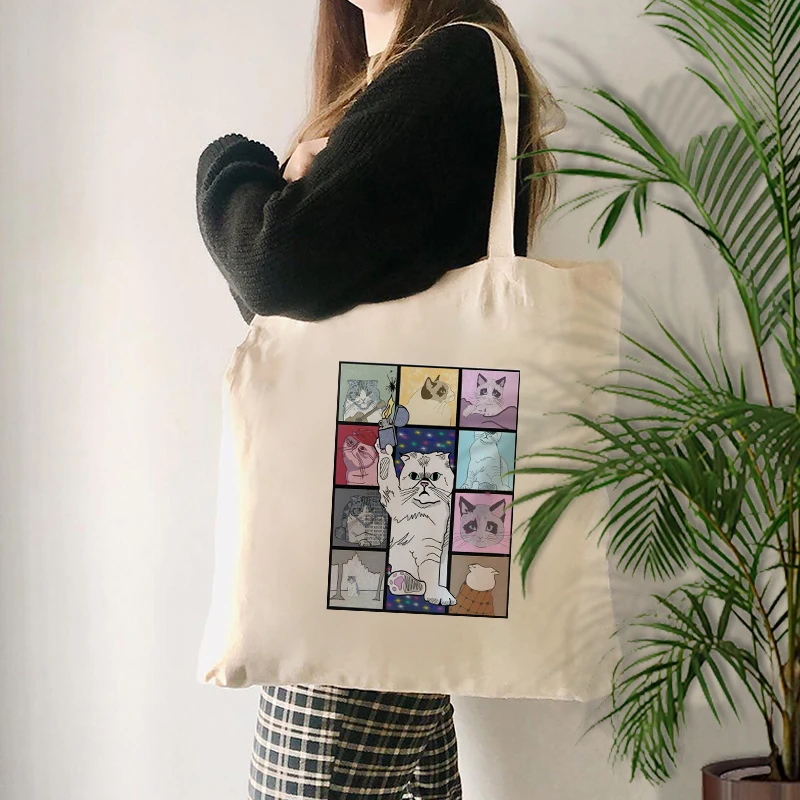 bolsa-de-lona-com-estampa-de-gato-eras-tour-bolsa-de-ombro-personalizada-reutilizavel-para-compras-e-viagens-para-mulheres