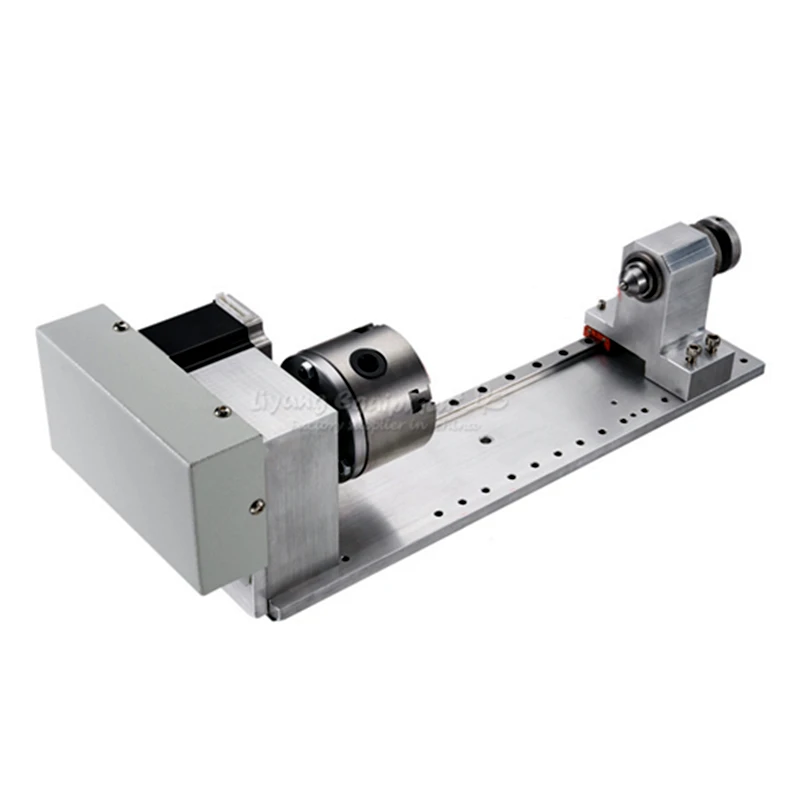 CNC Engraving Machine Slide Rail 4th Axis Rotation Axis A axis suitable for All Types of Products Processing