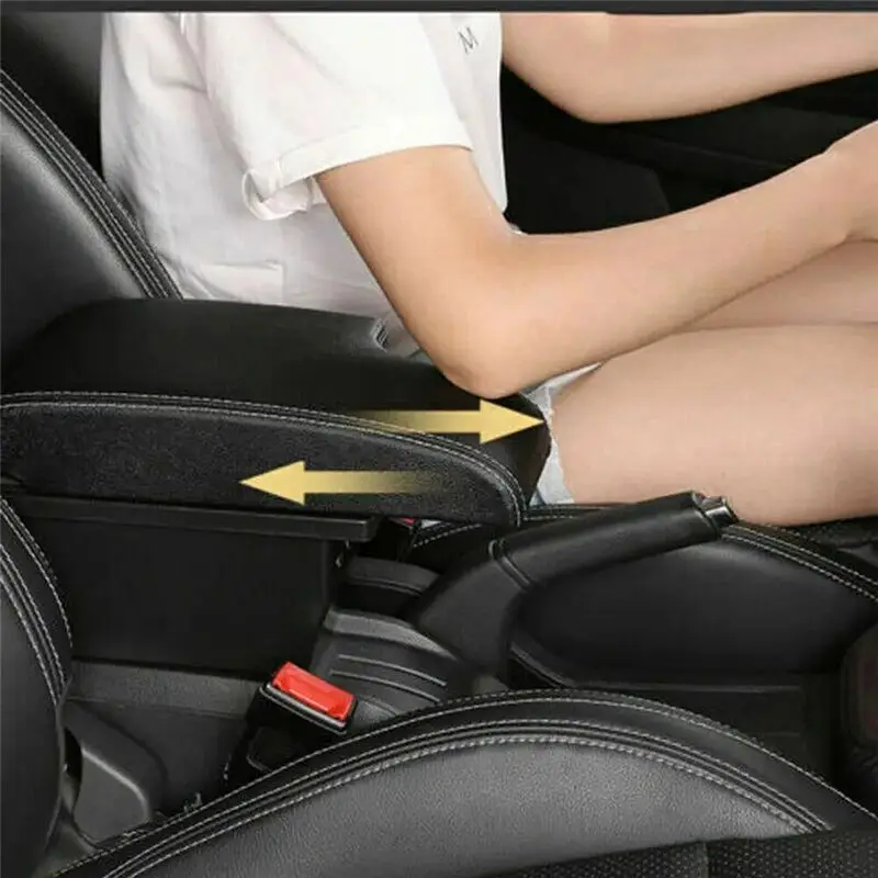 1 PCS Central Consoles Armrest Box With 3 USB Armrest Storage Box ABS Interior Accessories For MG ZS 2017-2022