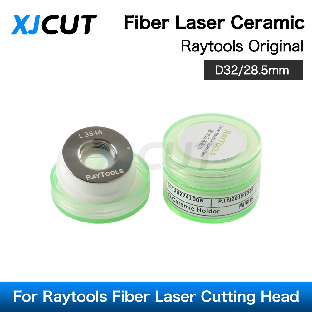 XJCUT Original Made Raytools Laser Ceramic Dia.32mm Nozzle Holder for Raytools Fiber Laser Cutting Head Nozzle Holder