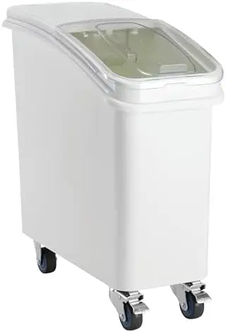 

Mobile Ingredient Bin - 21 Gallons - Holds Up To 149 lbs. of Sugar or 101 lbs. of Flour - NSF (29A-002)