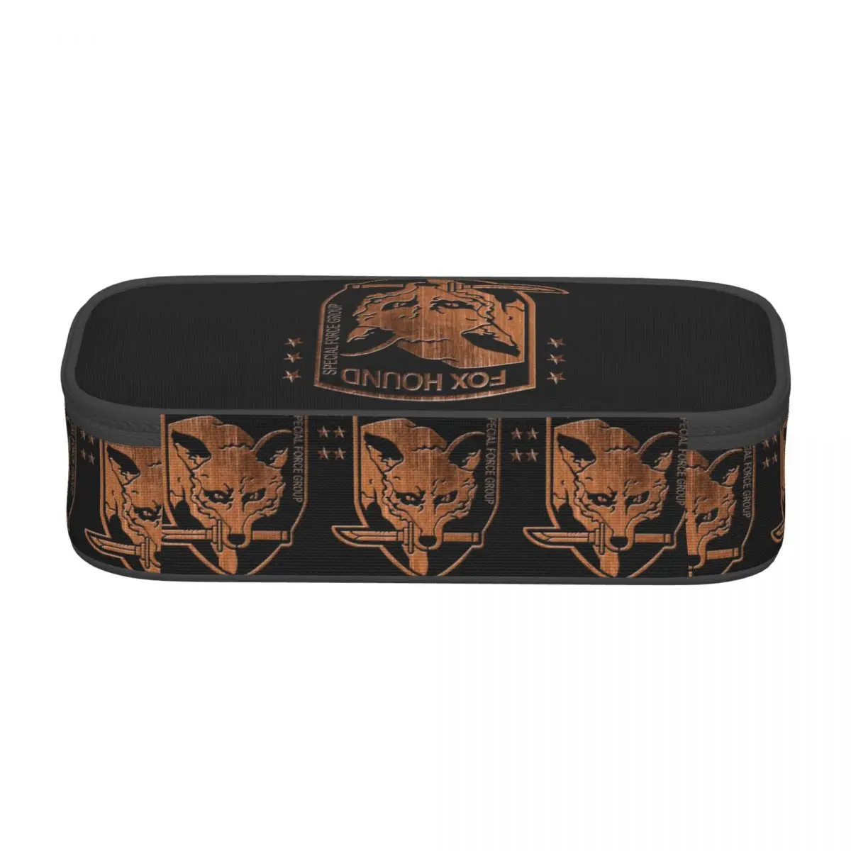 Foxhound Special Forces Group Metal Gear Solid Pencil Cases for Student Pen Box Pencil Bag Large Storage Pencil Pouch Pen Holder