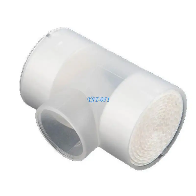 E15A Compactly Plastic Heat Moisture Exchanger With Efficient Air Filtration And Humidification Trach Vent L Type/BY4 Option